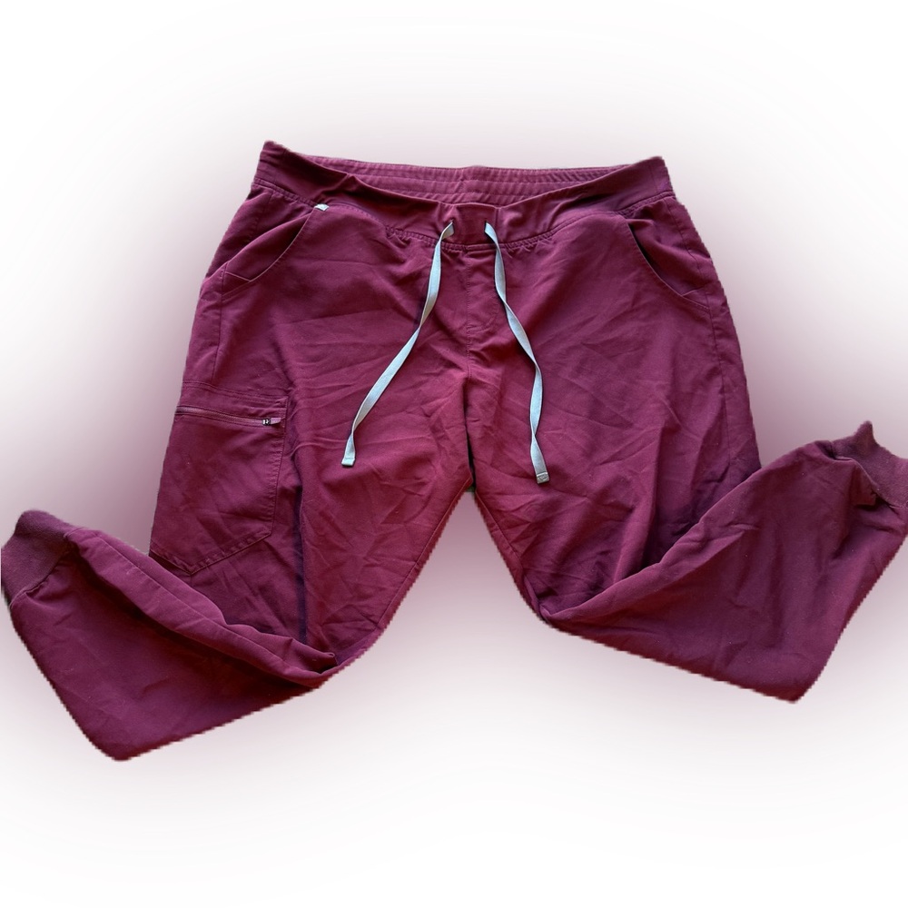 Figs Women’s Zamora Burgundy (PO 1735) Scrub Pants. Size XXL